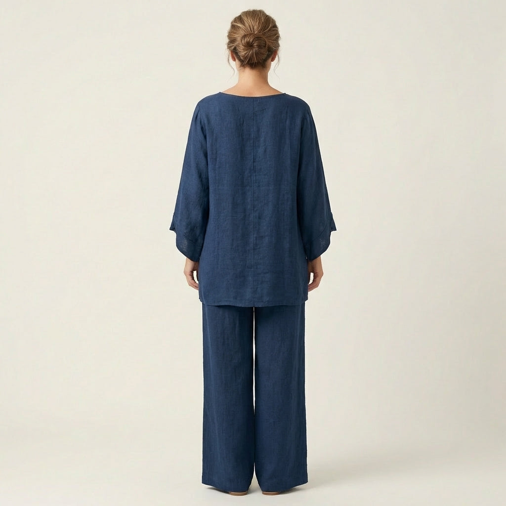 Majolie | Relaxed Wide-Leg Two-Piece Set