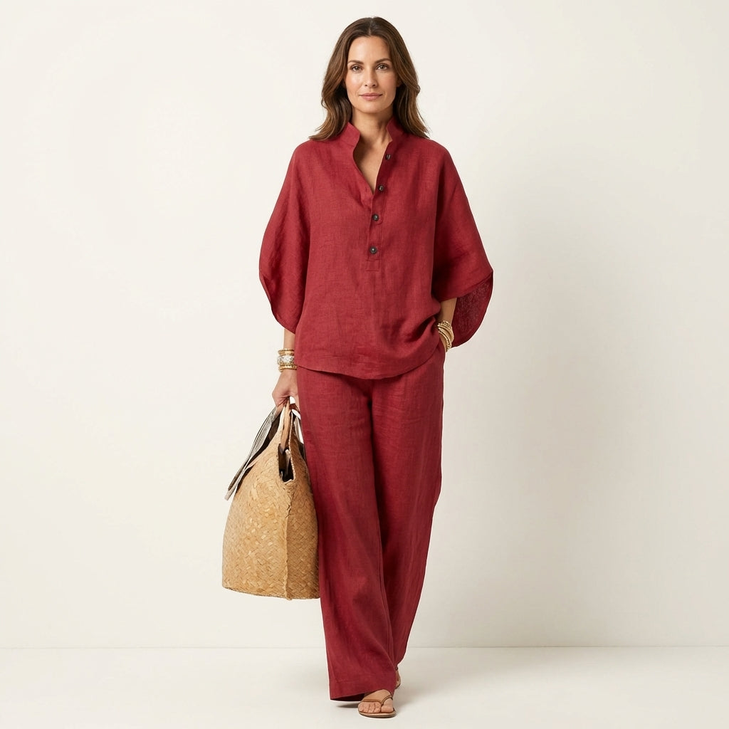 Zerah | Relaxed Wide-Leg Two-Piece Set
