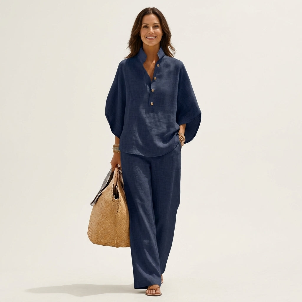 Zerah | Relaxed Wide-Leg Two-Piece Set