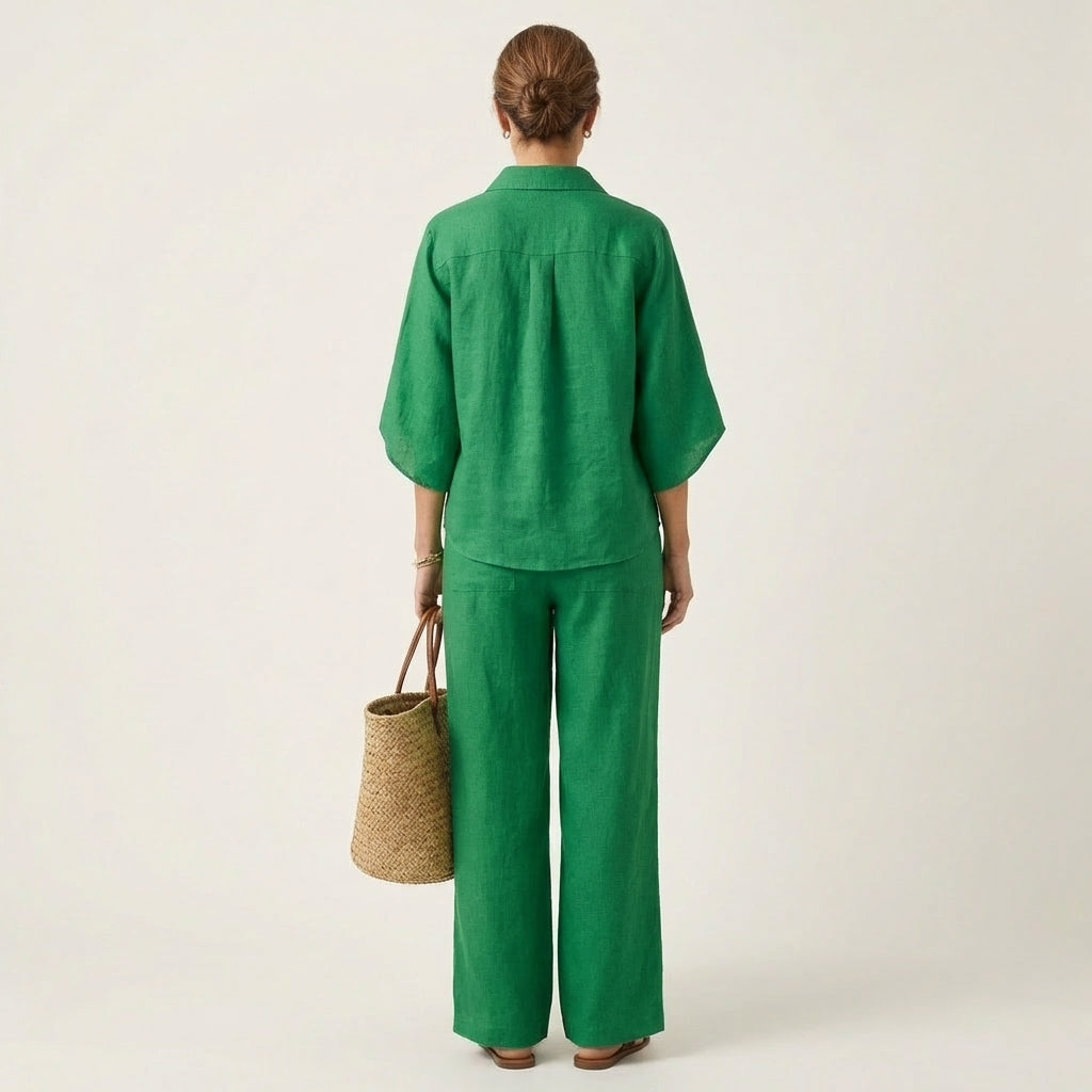 Zerah | Relaxed Wide-Leg Two-Piece Set
