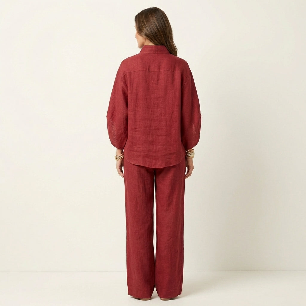 Zerah | Relaxed Wide-Leg Two-Piece Set
