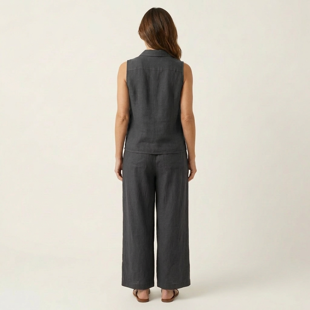 Twilia | Wrap-Top & Wide-Leg Set