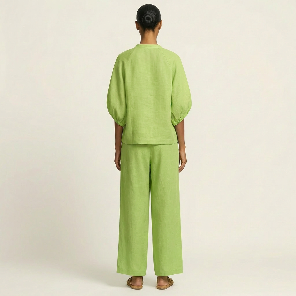 Marlowe | Zip-Front Wide-Leg Set