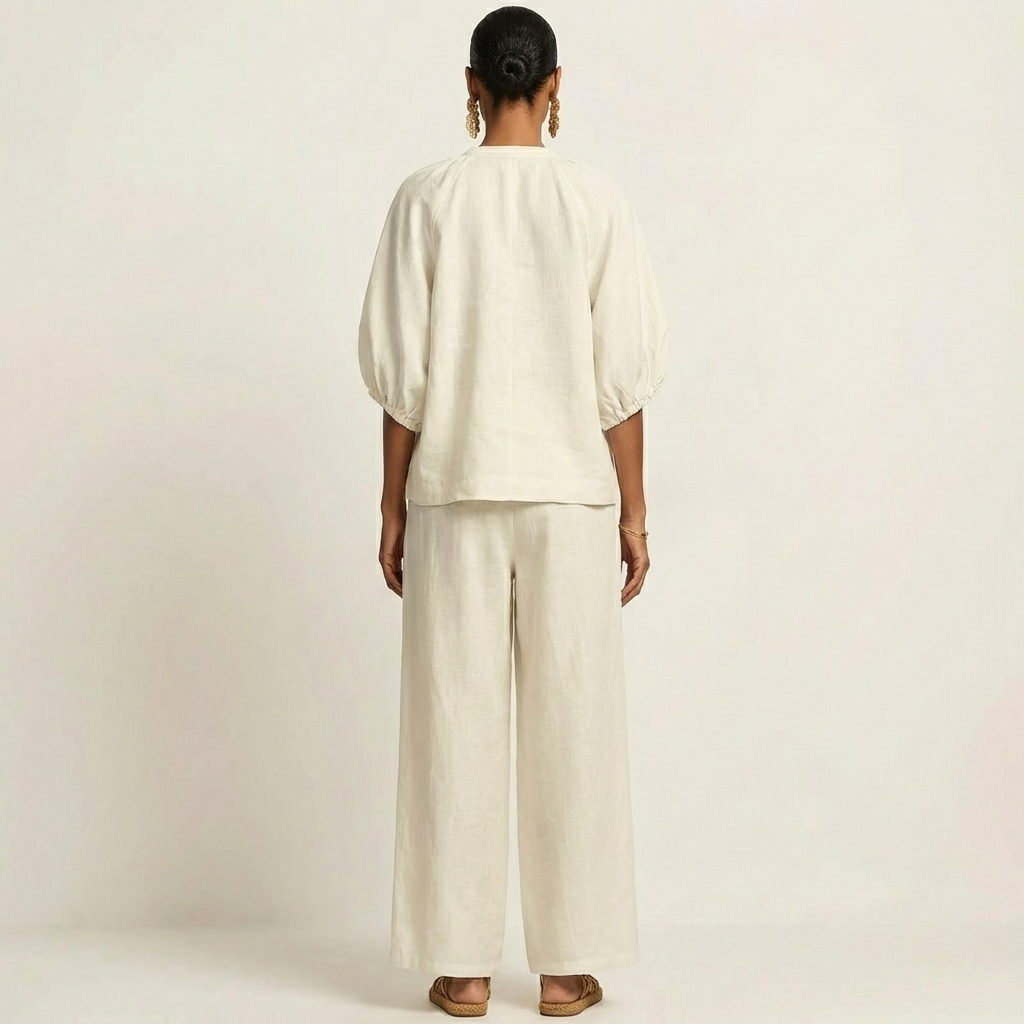 Marlowe | Zip-Front Wide-Leg Set