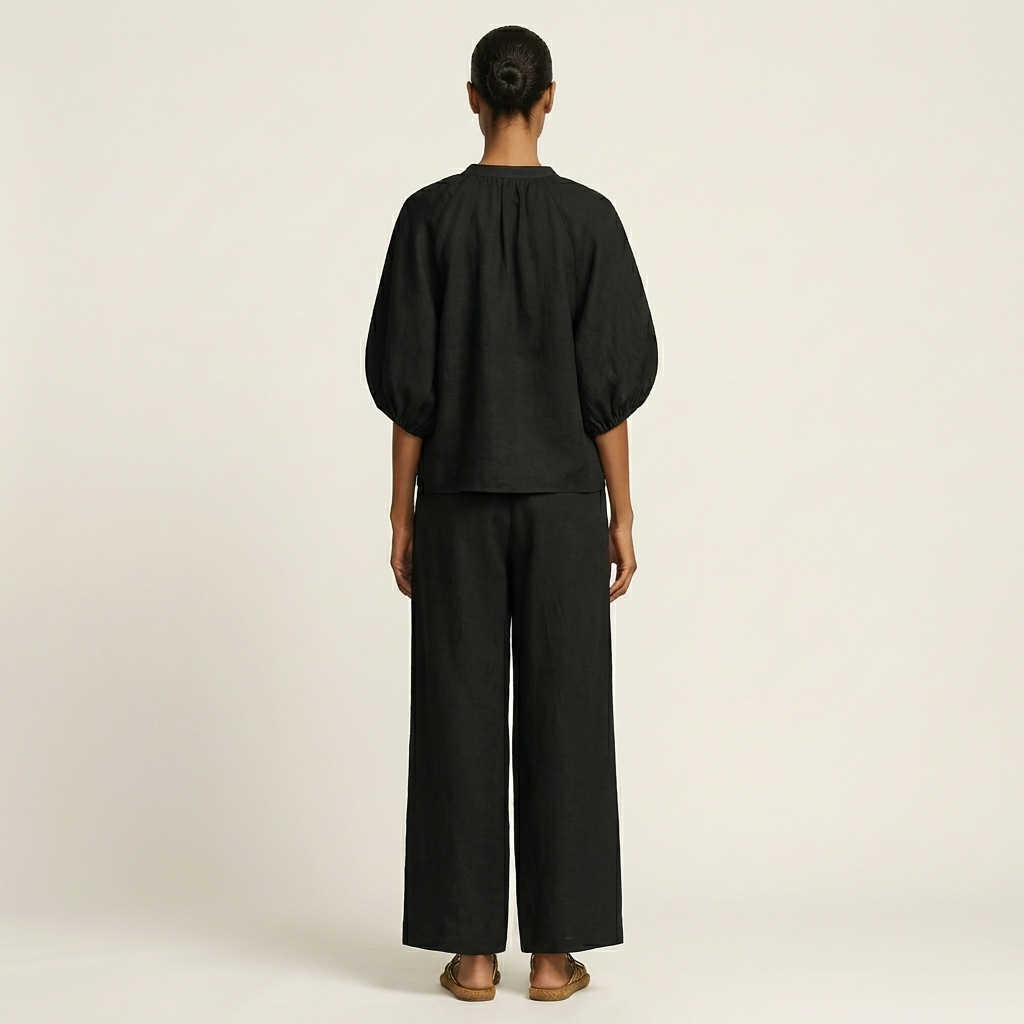 Marlowe | Zip-Front Wide-Leg Set