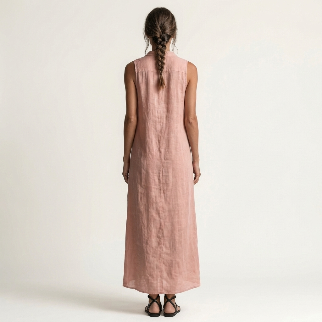Mirabell | Button-Front Sleeveless Maxi Dress