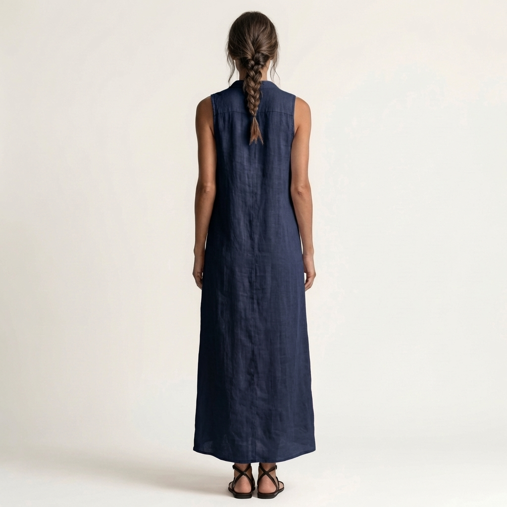 Mirabell | Button-Front Sleeveless Maxi Dress