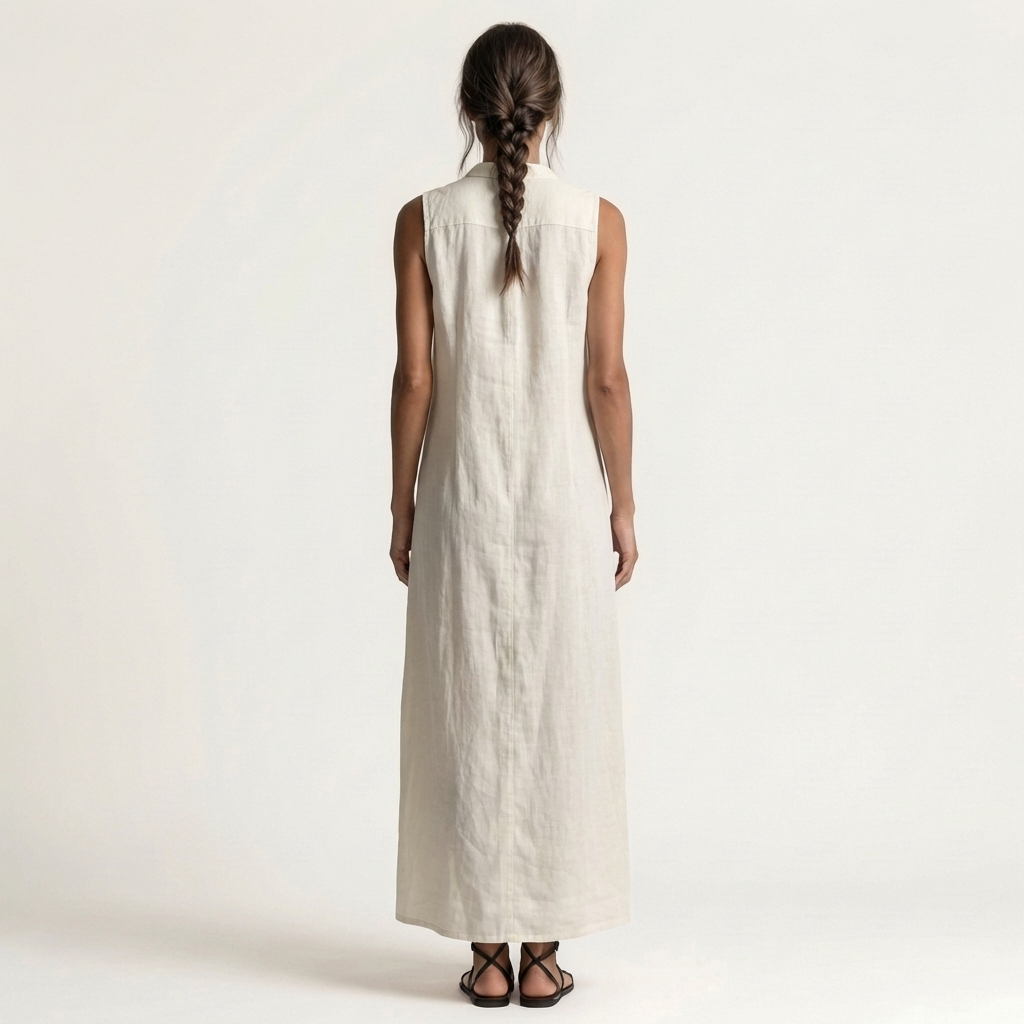 Mirabell | Button-Front Sleeveless Maxi Dress
