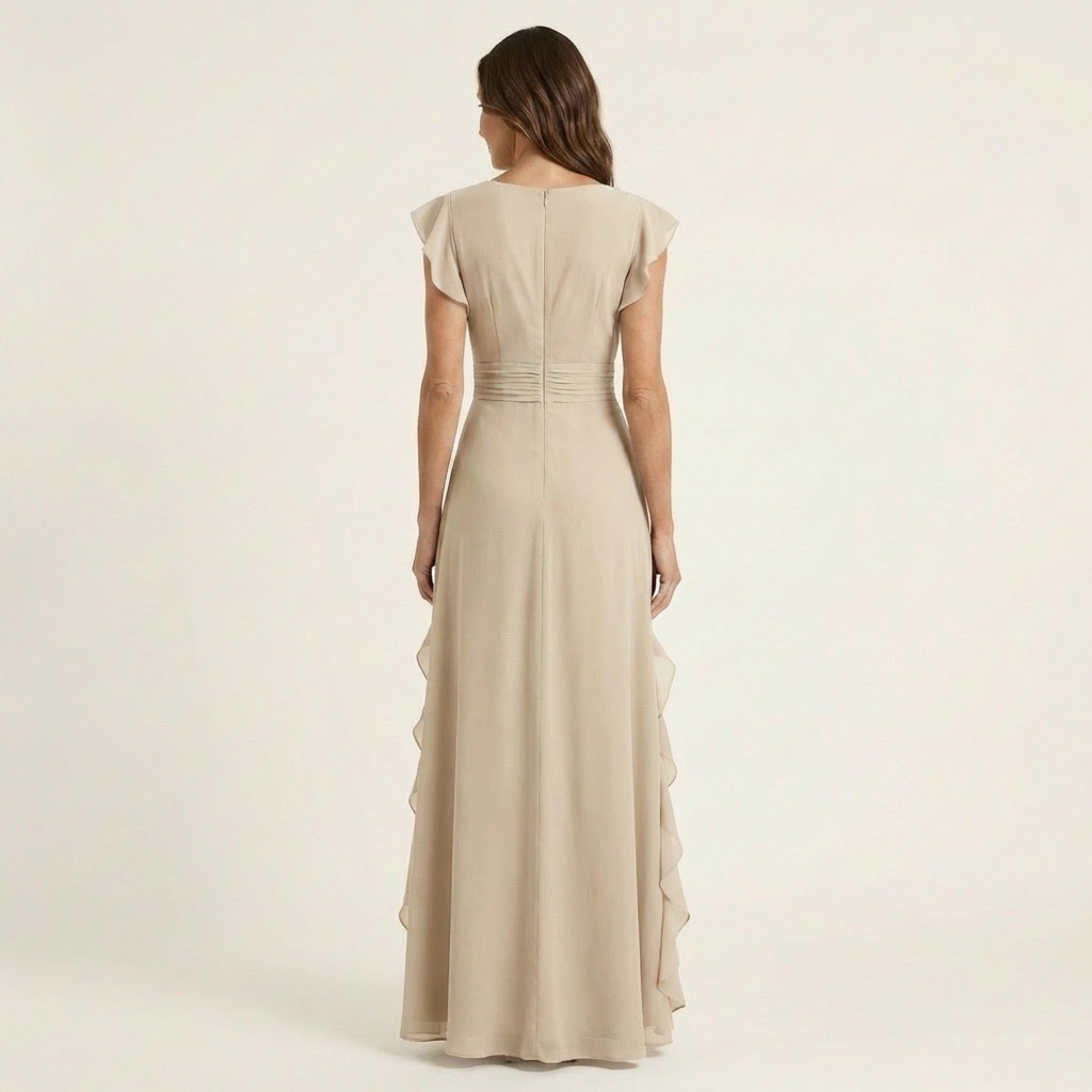 Nellyana | Cascading Ruffle Maxi Dress