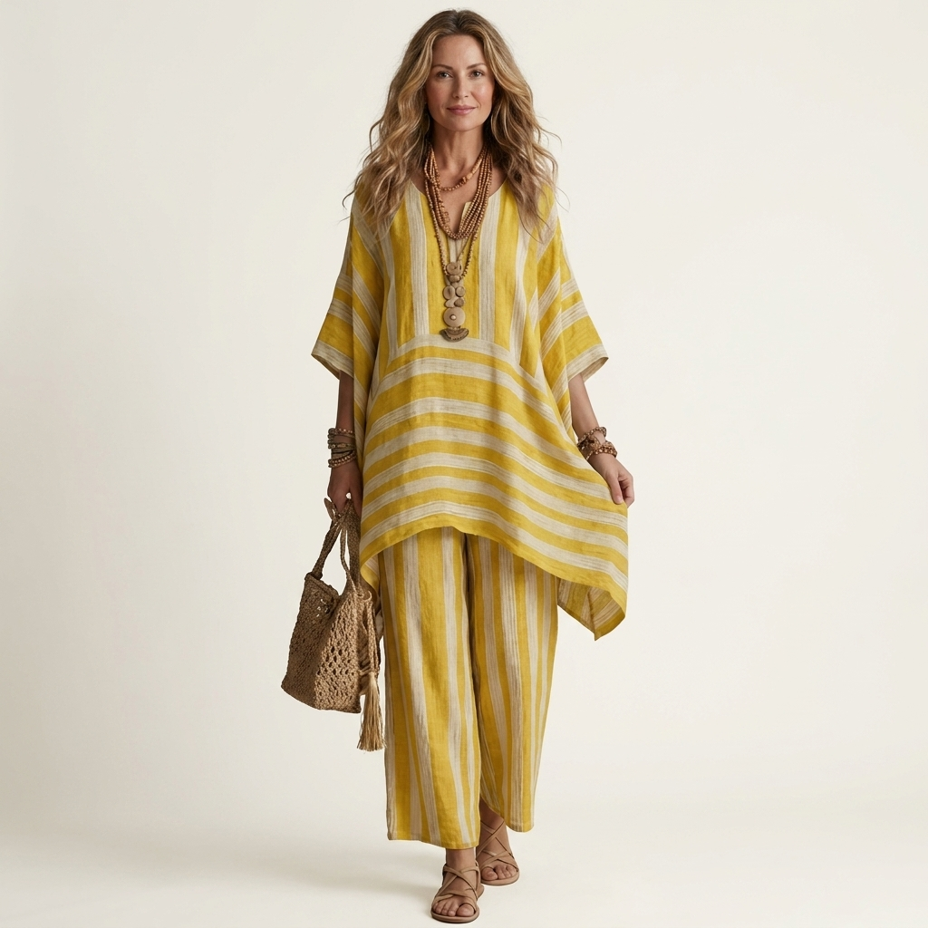 Kiara | Relaxed Striped Two-Piece Set