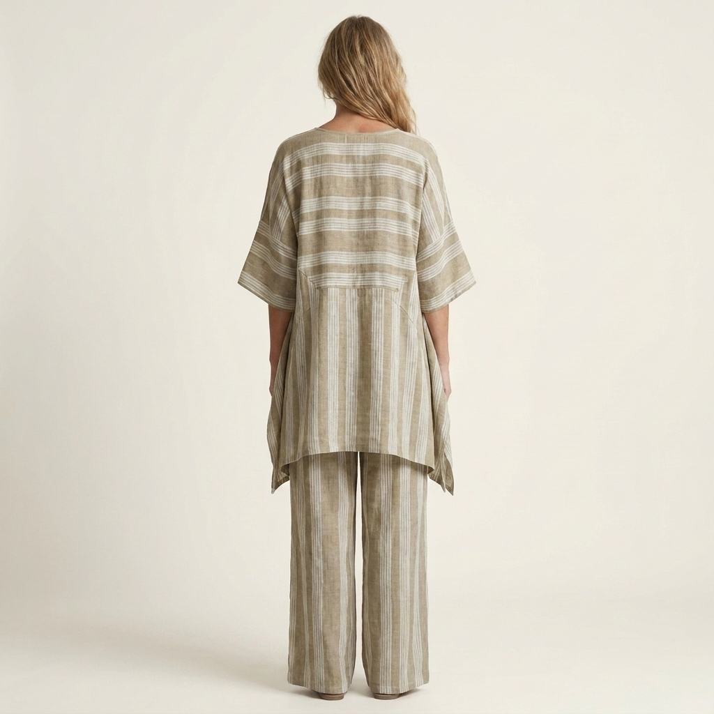 Kiara | Relaxed Striped Two-Piece Set