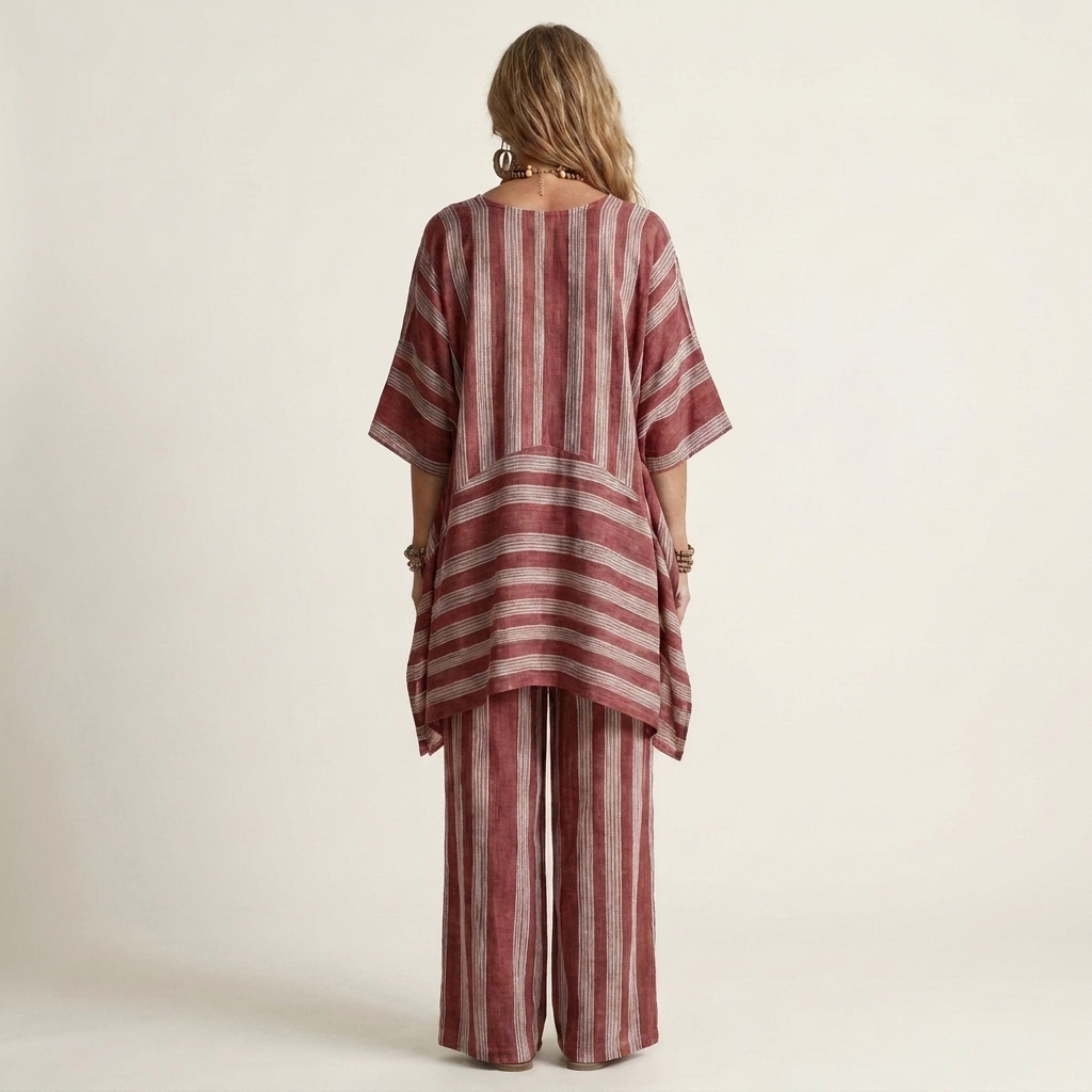 Kiara | Relaxed Striped Two-Piece Set