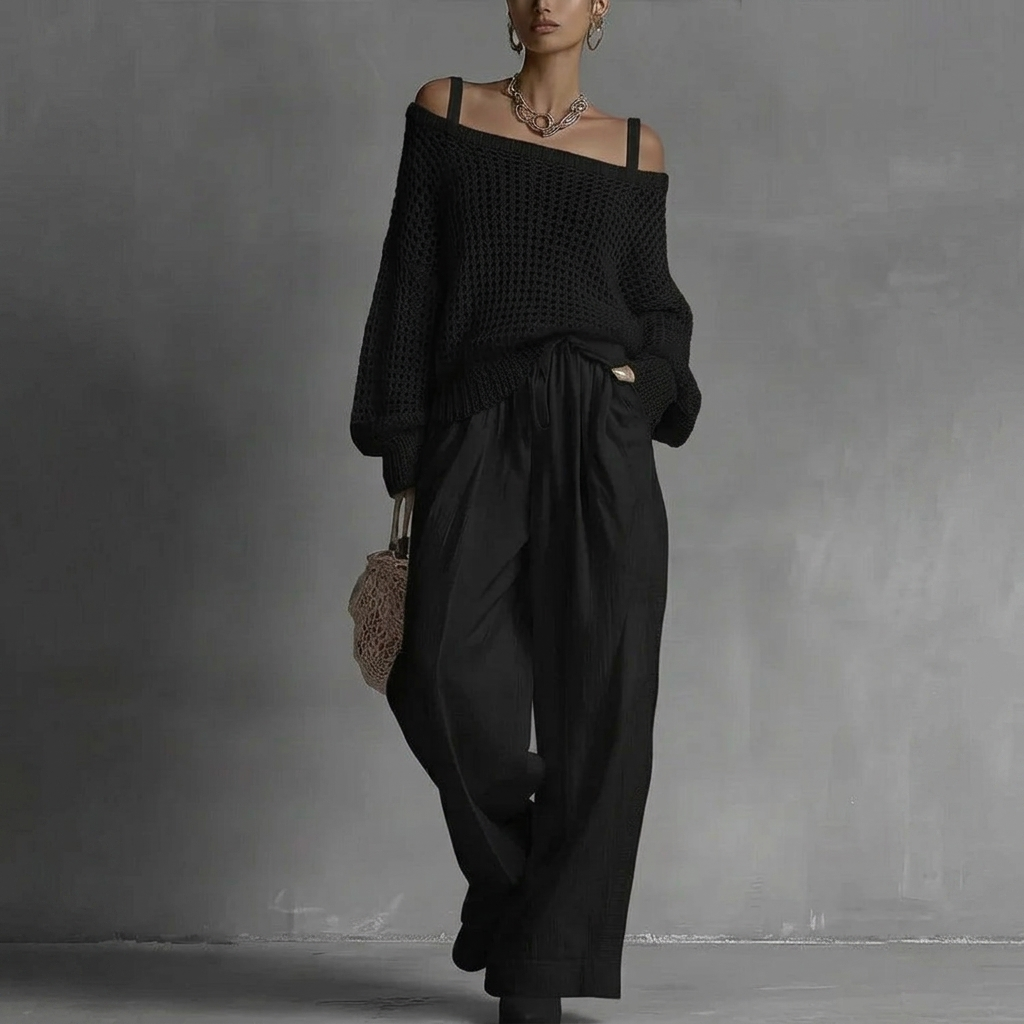 Claribel | Relaxed Knit Two-Piece Set