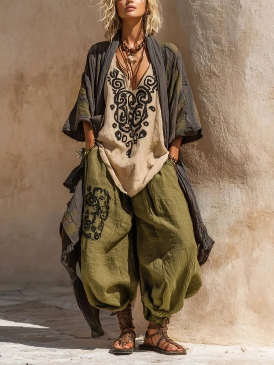 Ornella | Artistic Bohemian Three-Piece Set