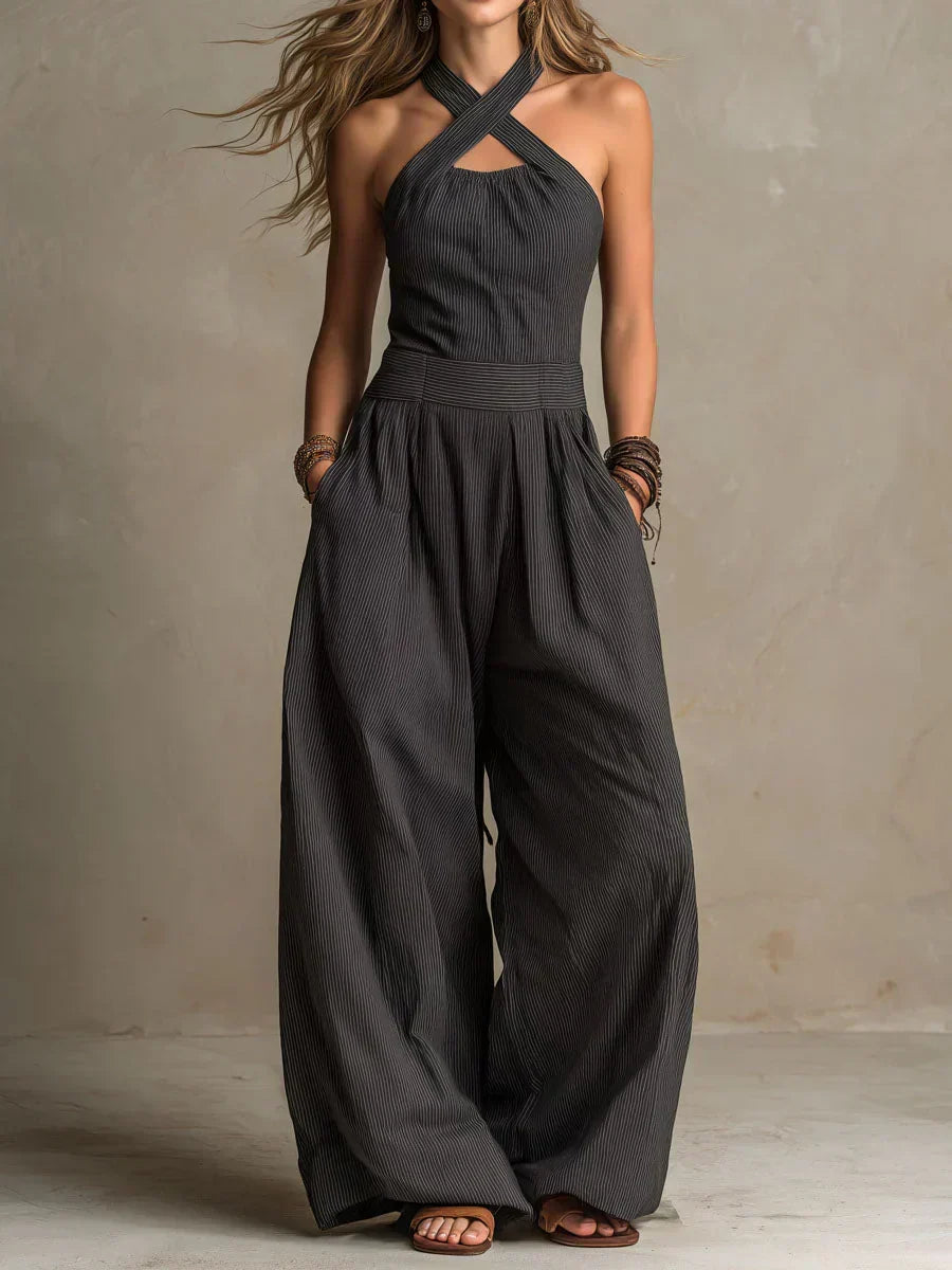 Bianca | Flowing Crossover Jumpsuit